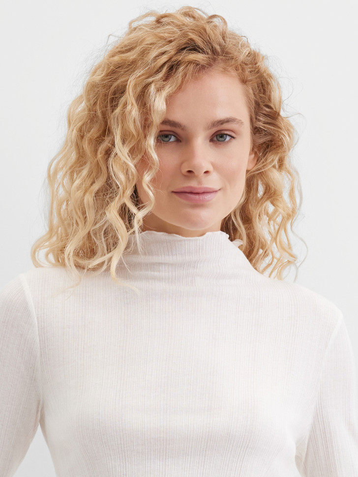 Водолазка базовая в рубчик