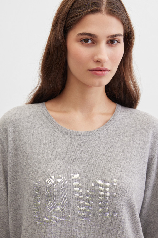 Джемпер прямого кроя