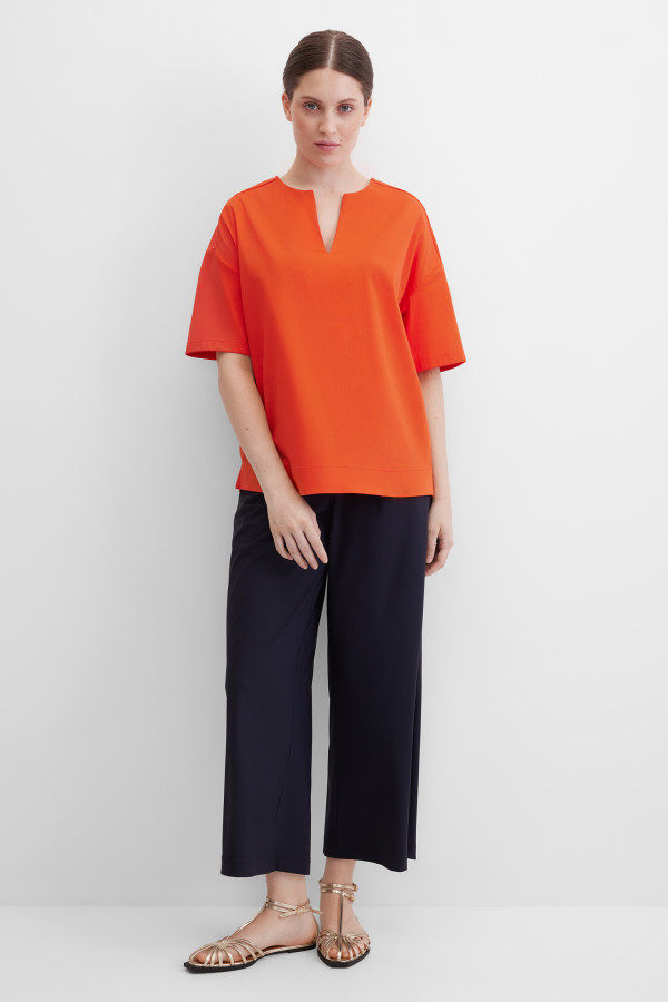 Блузка с коротким рукавом