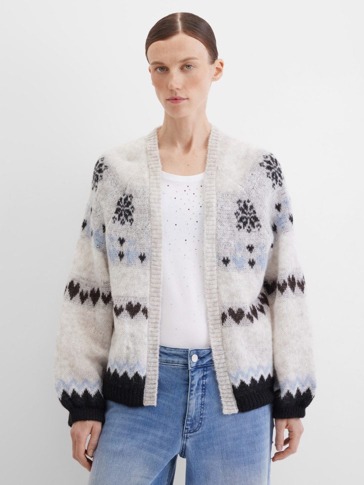 Кардиган с шерстью альпака