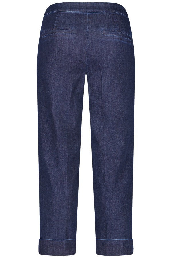 Джинсы укороченные свободного кроя