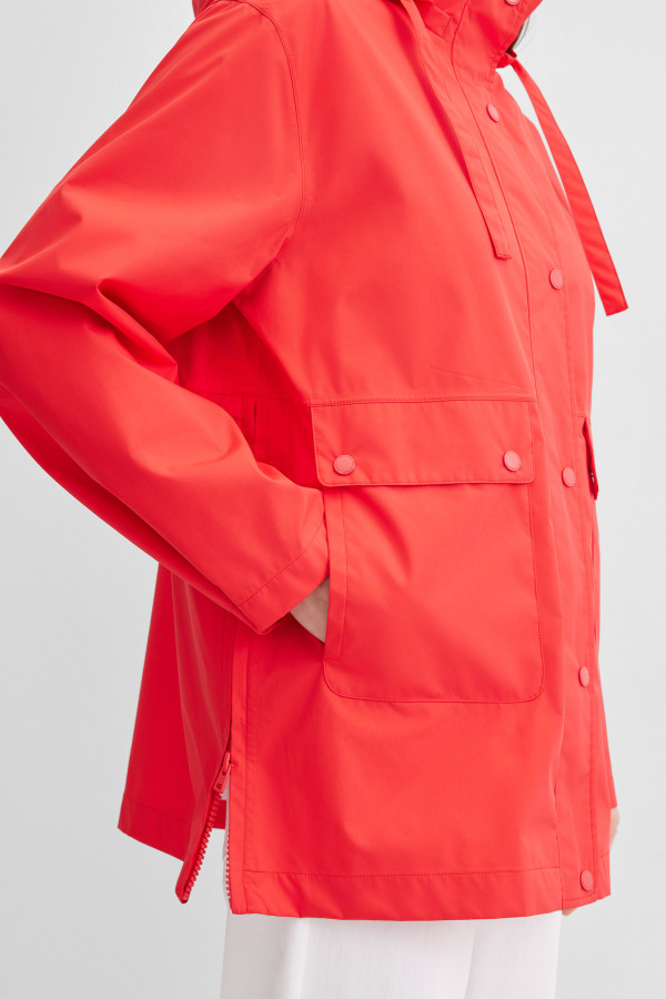 Парка на молнии и кнопках