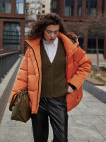 Куртка стеганая с капюшоном