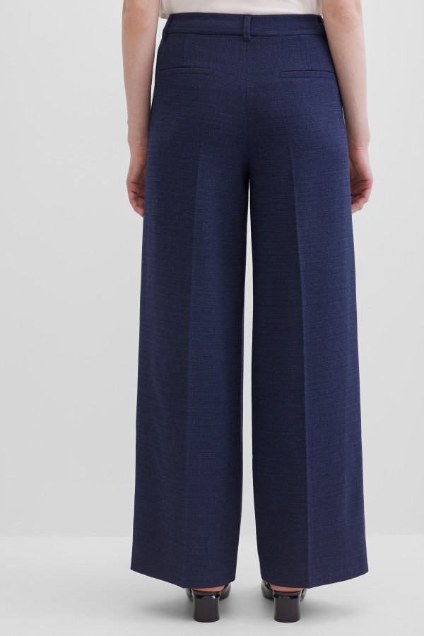 Брюки палаццо с карманами