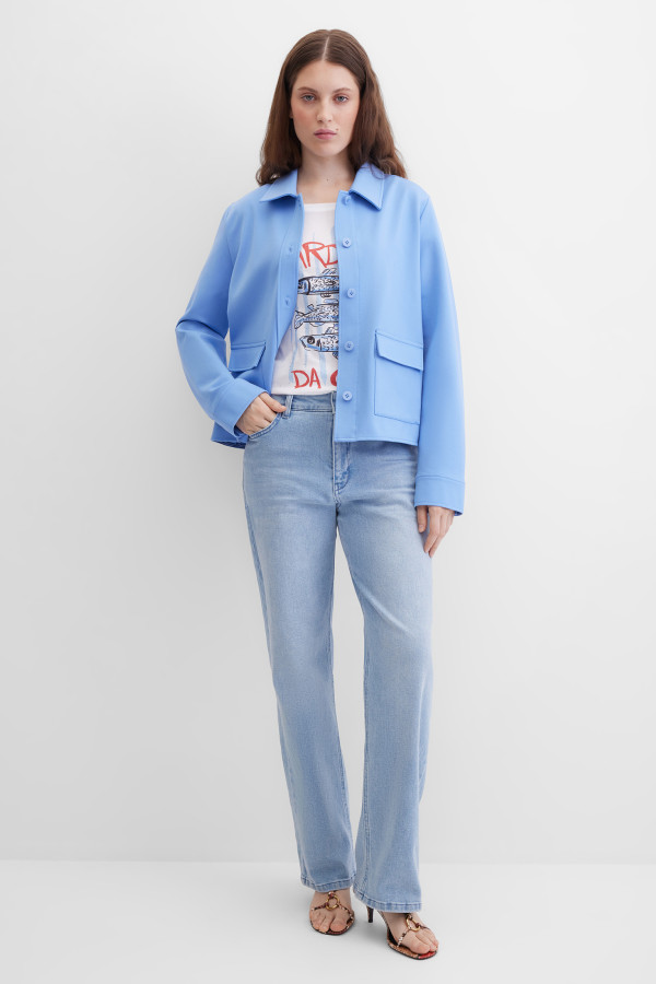 Джинсы прямого кроя