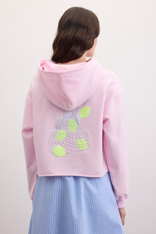 Худи с рисунком на спине