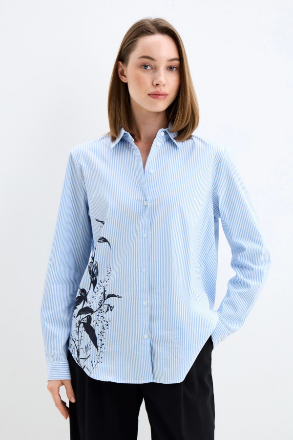 Рубашка в полоску