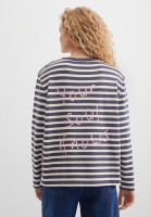 Свитшот хлопковый в полоску