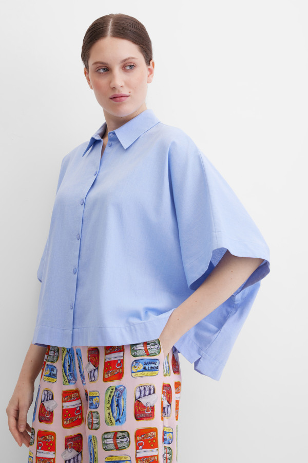 Блузка свободная