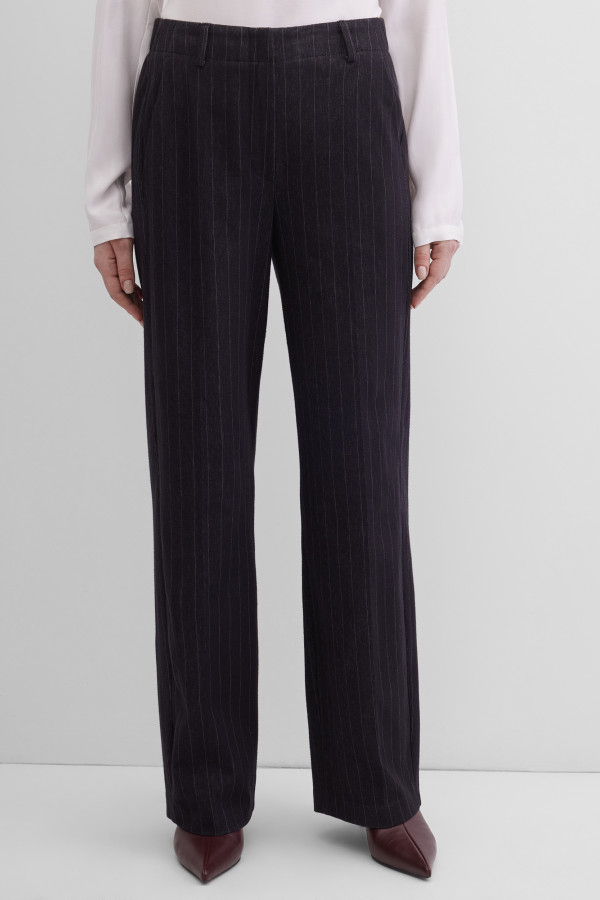 Брюки прямые в полоску