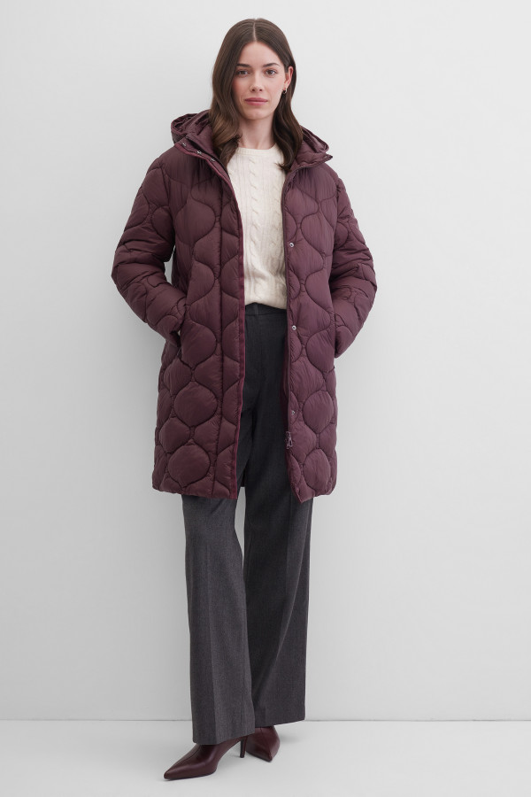 Пальто утепленное