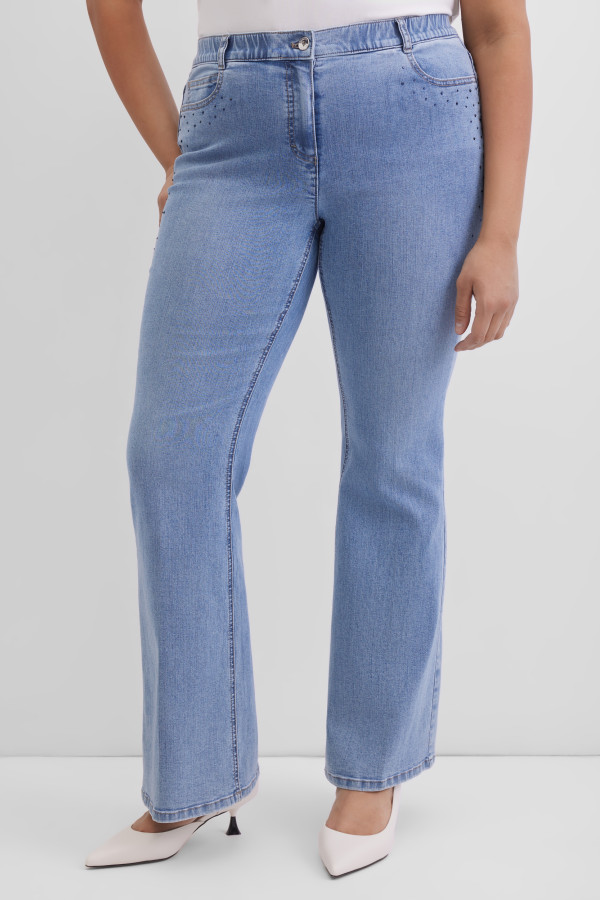 Джинсы клеш