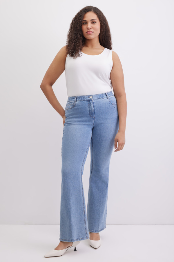 Джинсы клеш