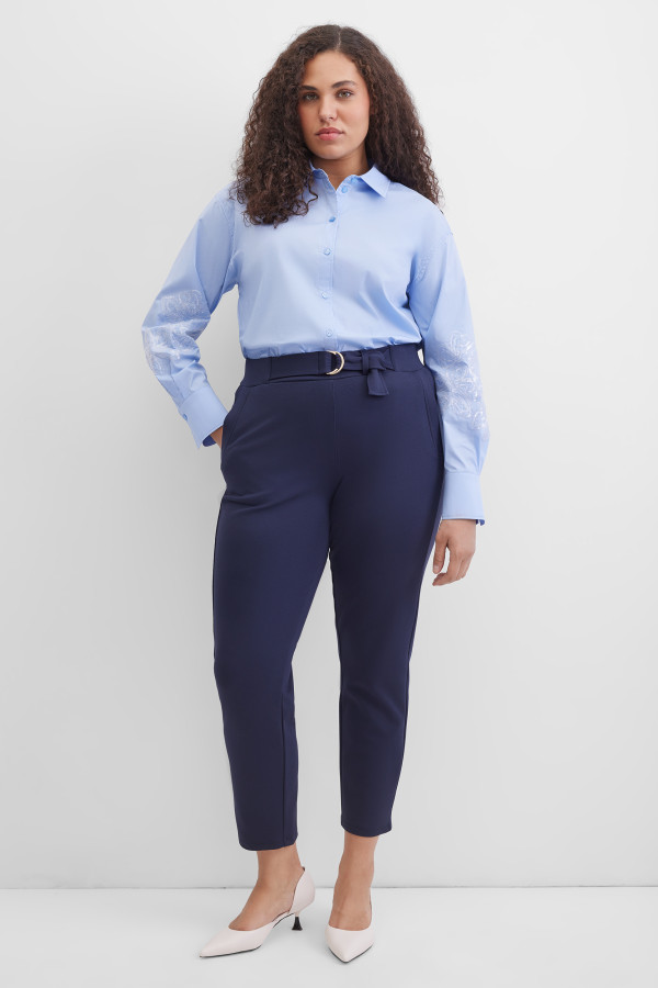 Брюки укороченные