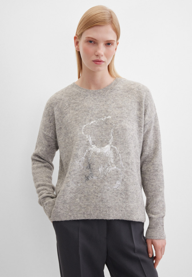 Джемпер вязаный