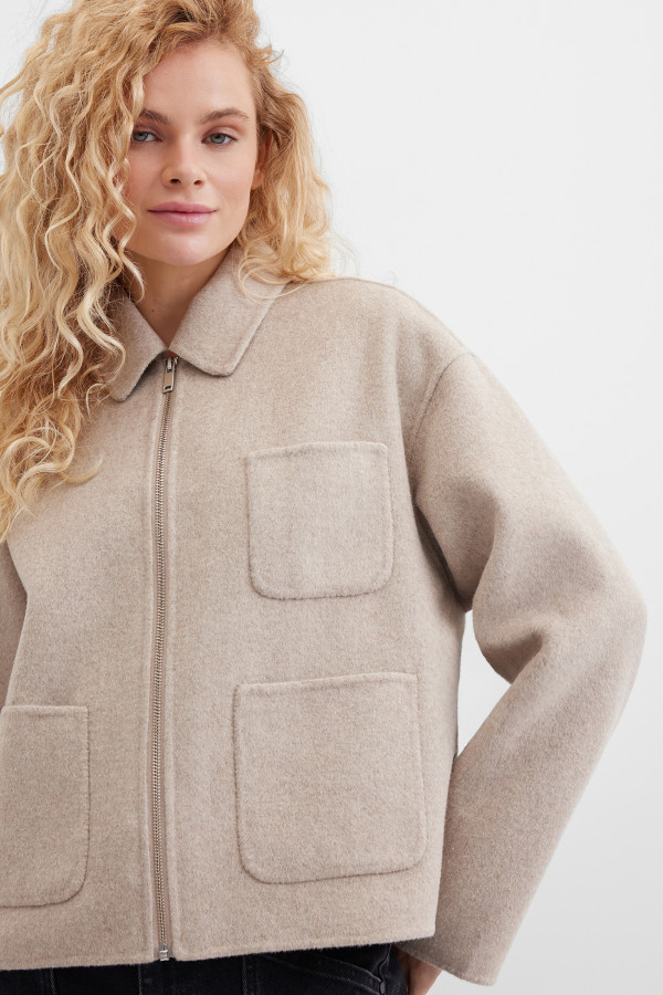 Жакет-куртка на молнии