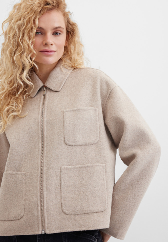 Жакет-куртка на молнии