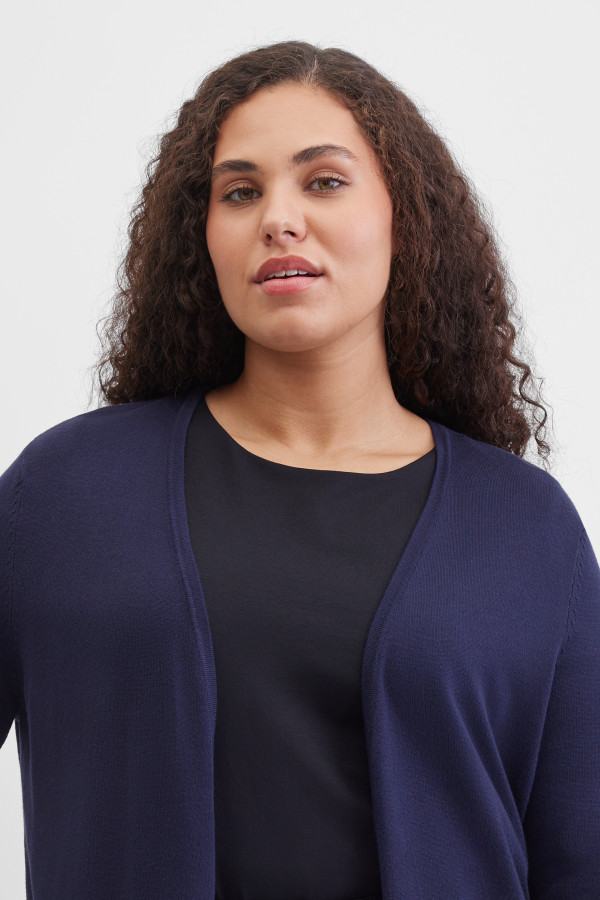 Кардиган удлинённый