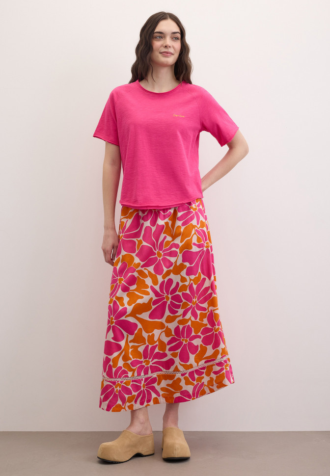 Футболка с необработанным краем