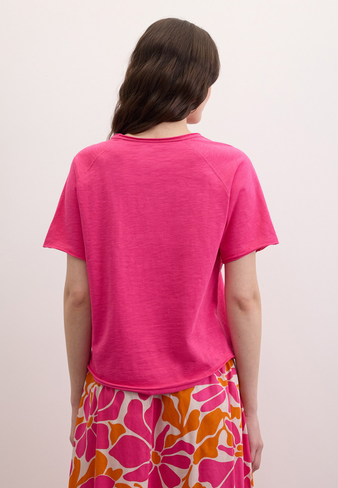 Футболка с необработанным краем