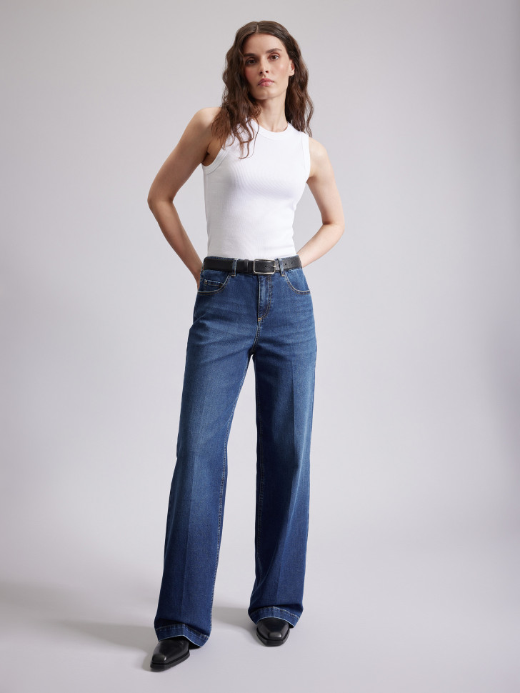 Джинсы широкие