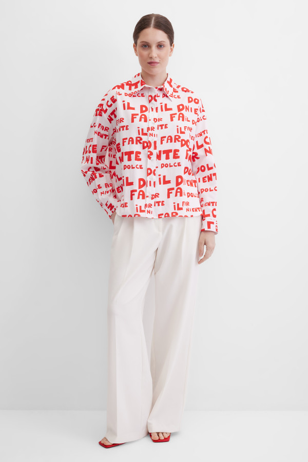 Блузка свободная