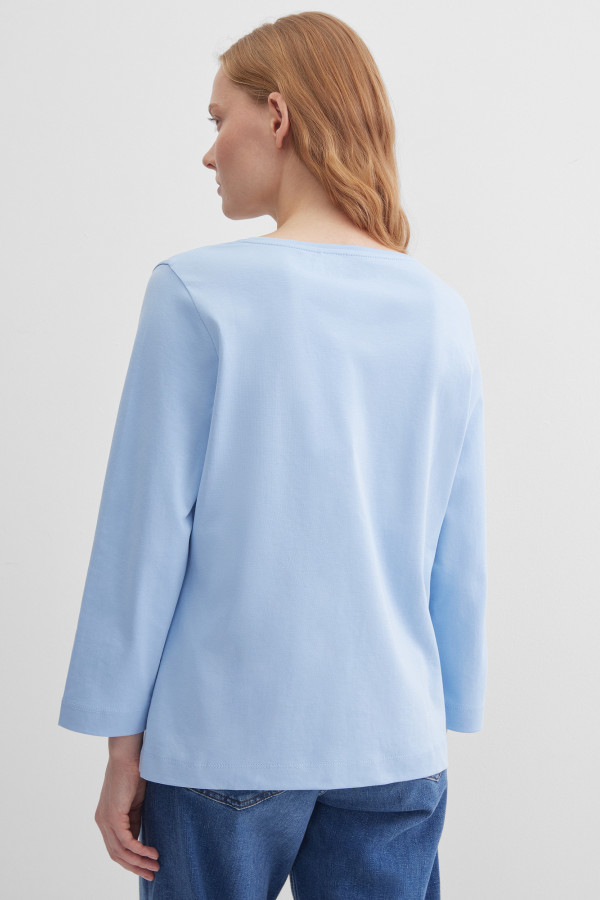 Лонгслив с рукавами 3/4 с декором