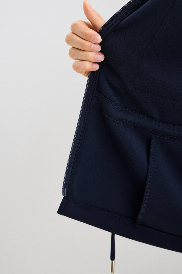 Жакет с кулиской на талии