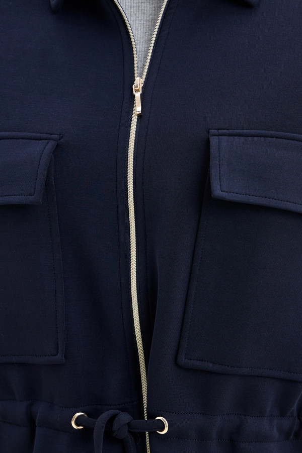 Жакет с кулиской на талии