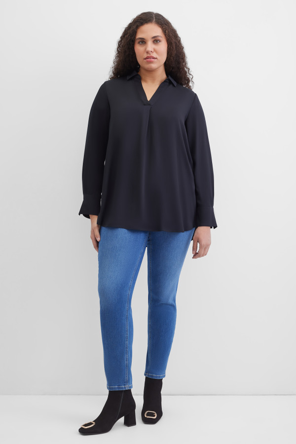 Блузка удлинённая