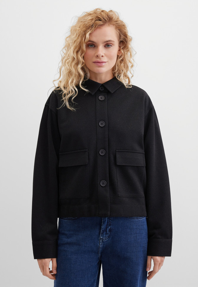 Жакет-куртка на пуговицах