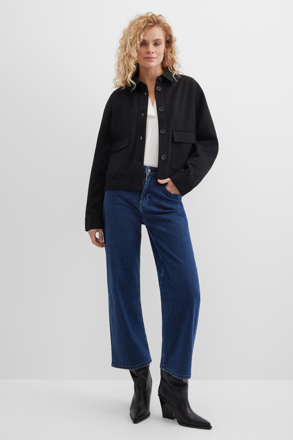 Жакет-куртка на пуговицах