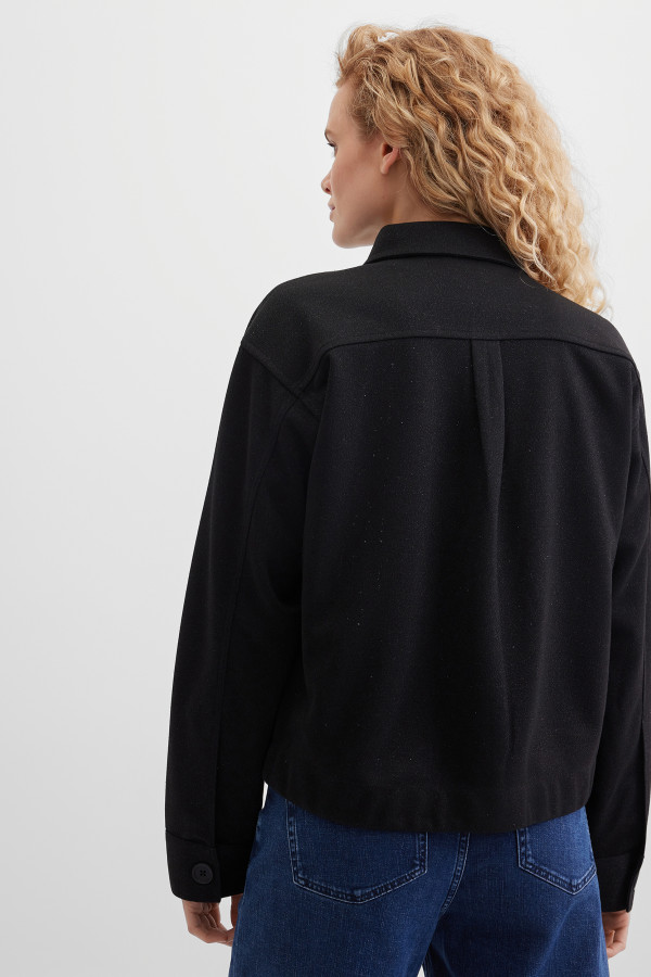 Жакет-куртка на пуговицах