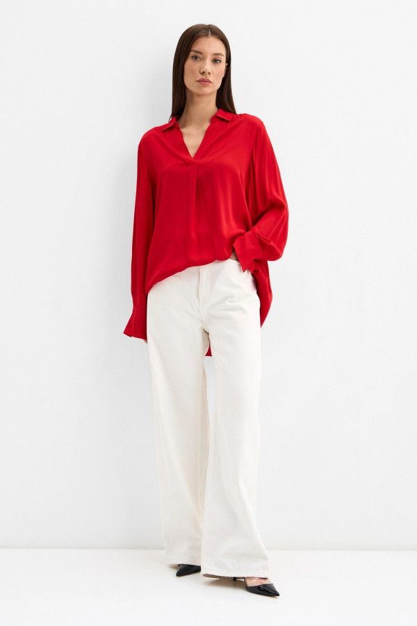 Блузка удлинённая