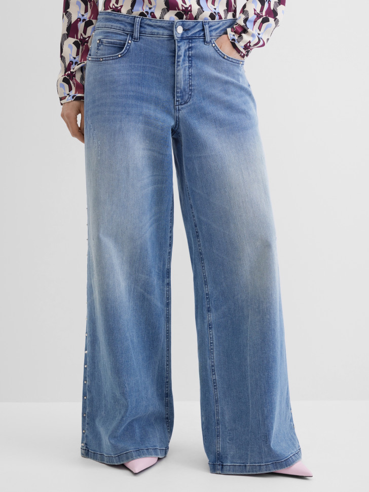 Джинсы широкие