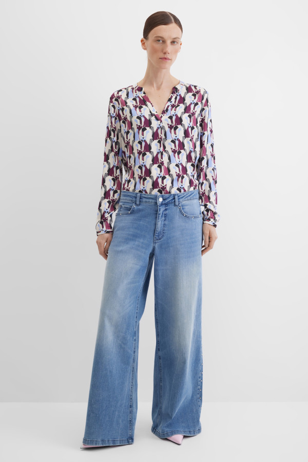 Джинсы широкие