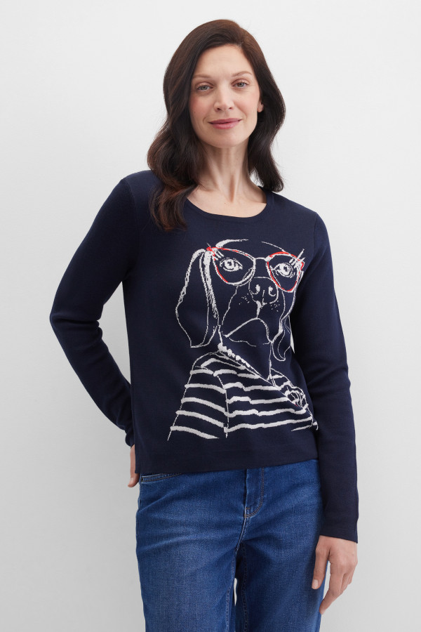 Джемпер с рисунком