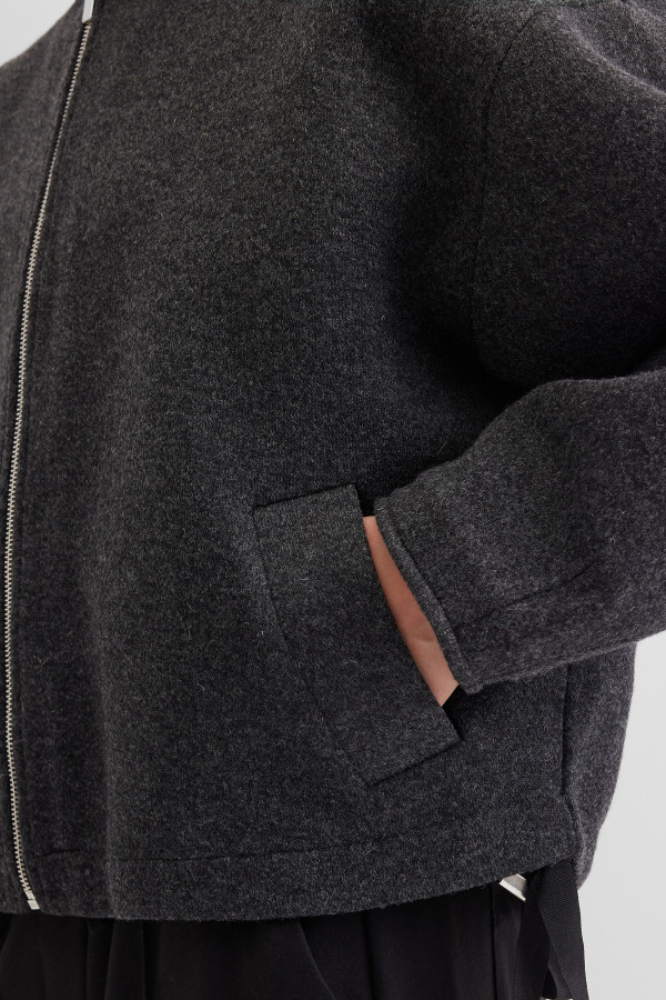 Бомбер с добавлением шерсти