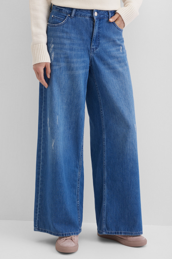 Джинсы широкие