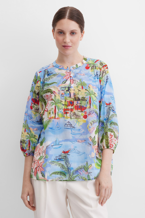 Блузка с рукавом 3/4