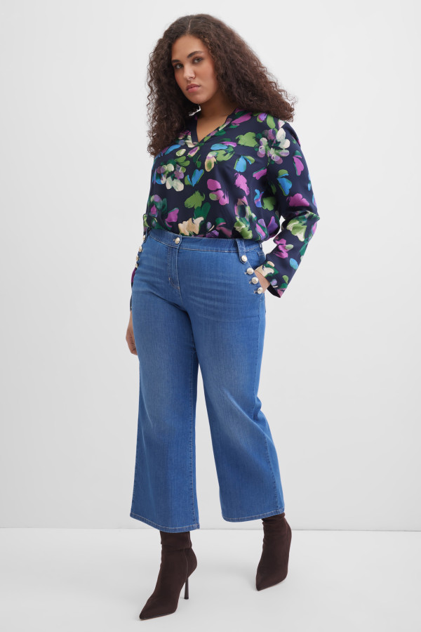 Джинсы клеш