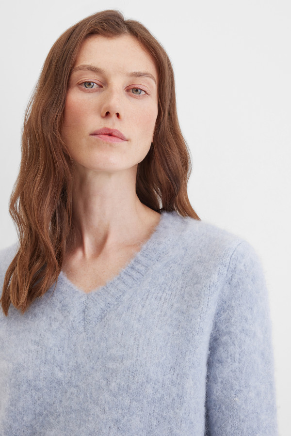 Пуловер с коротким рукавом