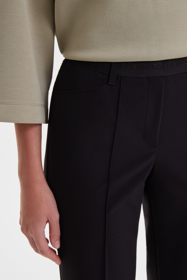 Брюки со стрелками прямые