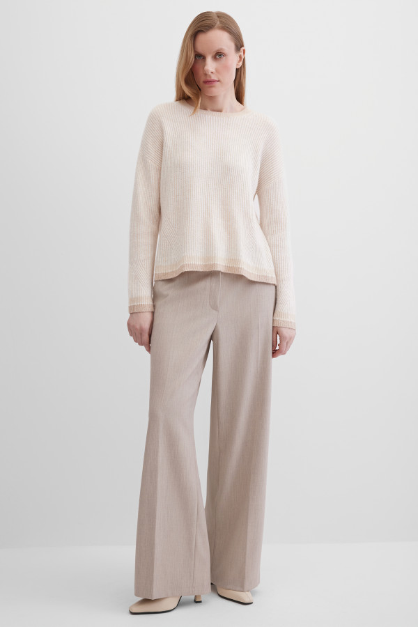 Джемпер с имитацией второго слоя