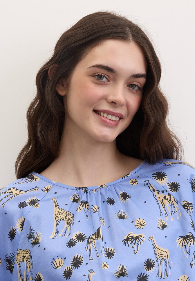 Блузка с принтом