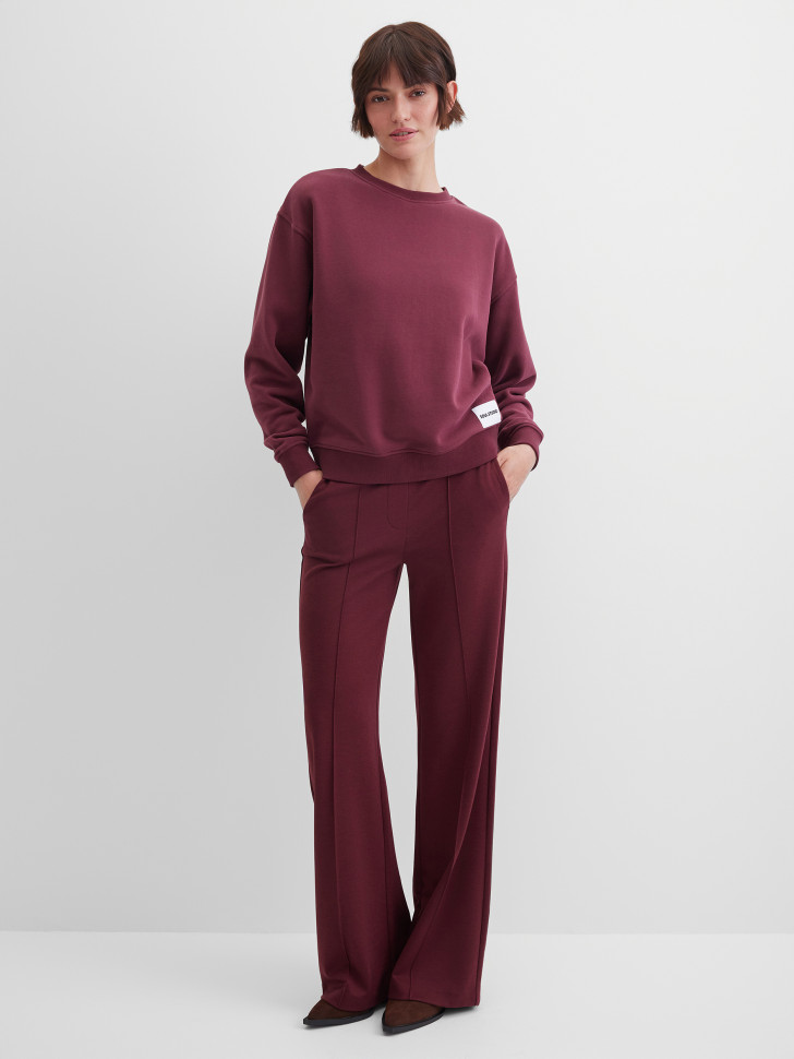 Свитшот прямого кроя