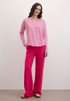 Брюки прямые спорт-шик на эластичном поясе