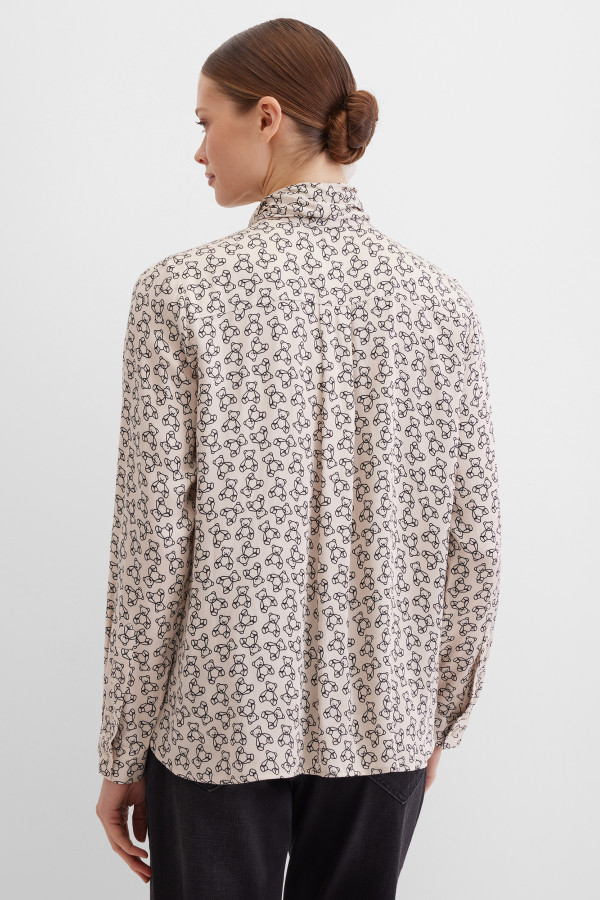 Блуза свободного кроя