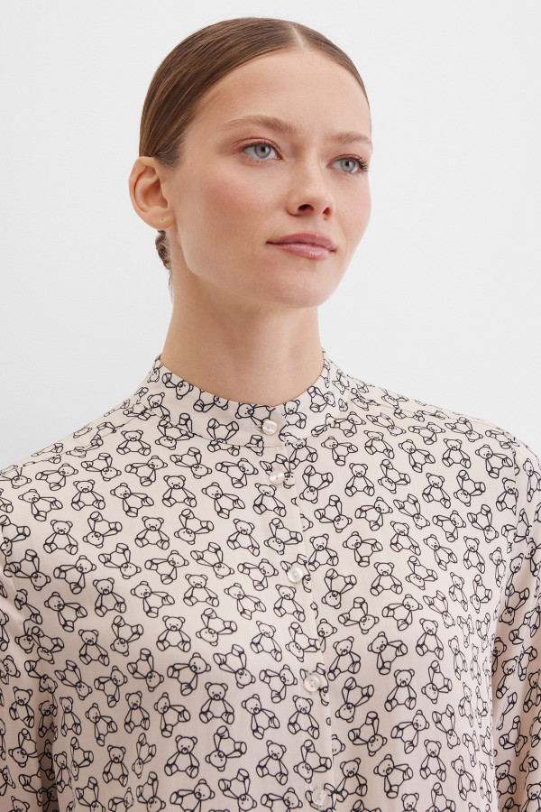 Блуза свободного кроя