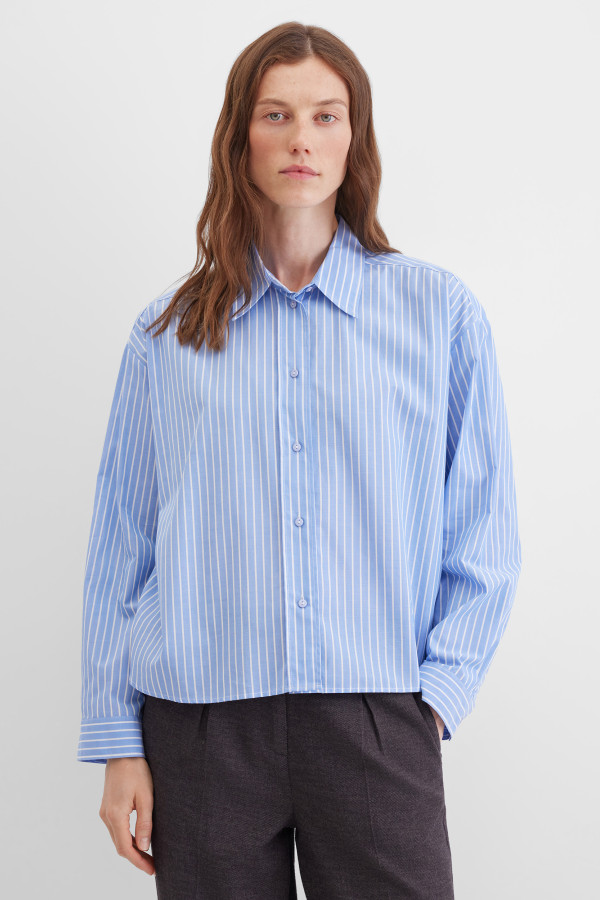 Блузка свободная укороченная